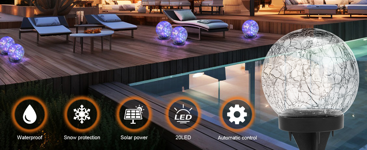 Solar Orbs for Outside