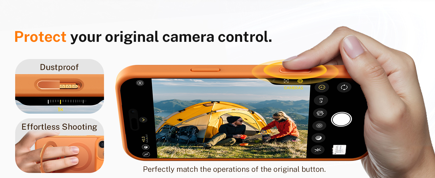 with camera control button