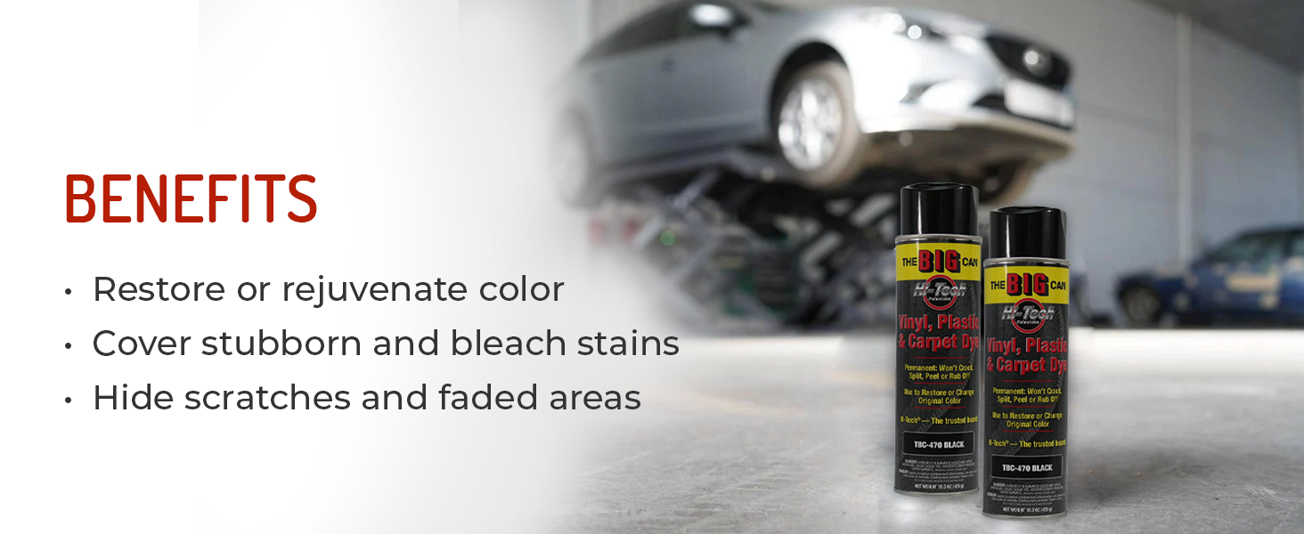 HITECH Big Can Vinyl, Plastic, Fabric and Carpet Spray Dye