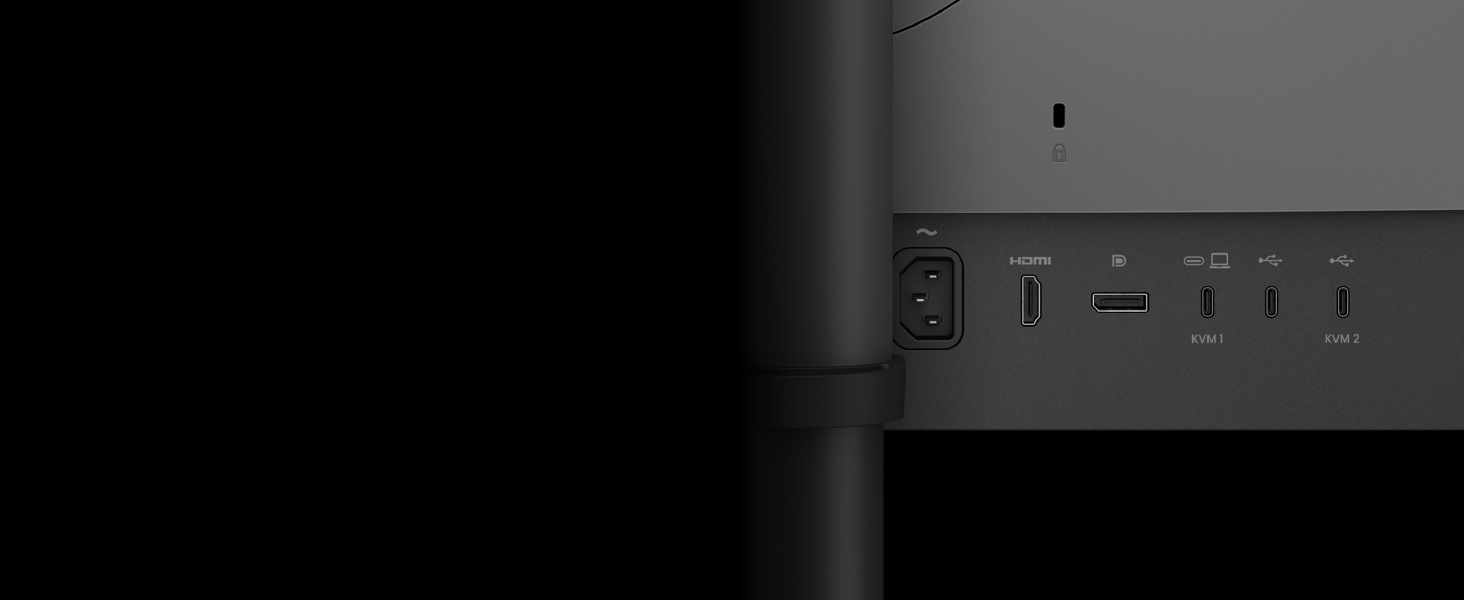 Transfer data and power up to 90W via USB-C, compatible with Thunderbolt 3/4 for seamless work.