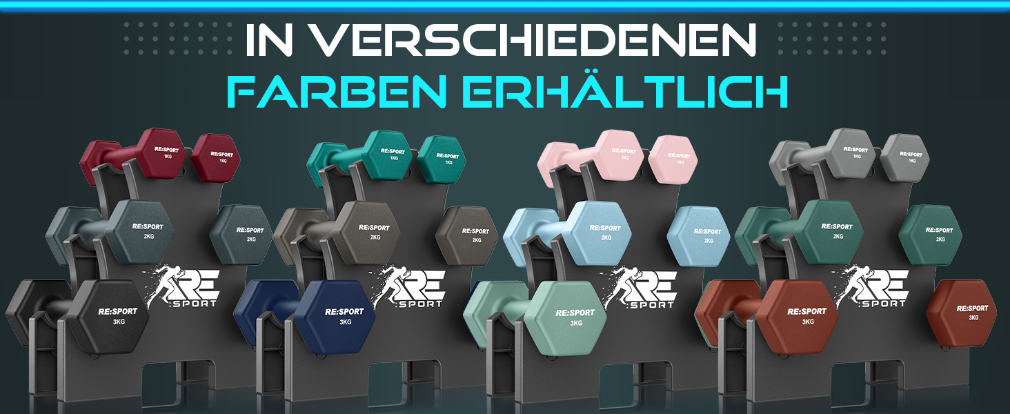 Der Text lautet „IN VERSCHIEDENEN FARBEN ERHÄLTLICH“. Die Gaming-Stühle sind in mehreren Farben dargestellt: Rosa, Blaugrün, Weiß und Braun, in einer Reihe vor dunklem Hintergrund angeordnet.