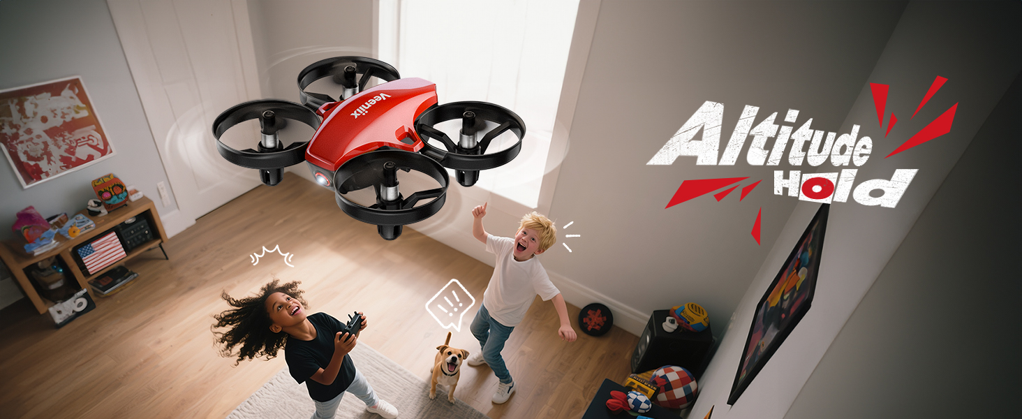V995-red Mini drone for kids