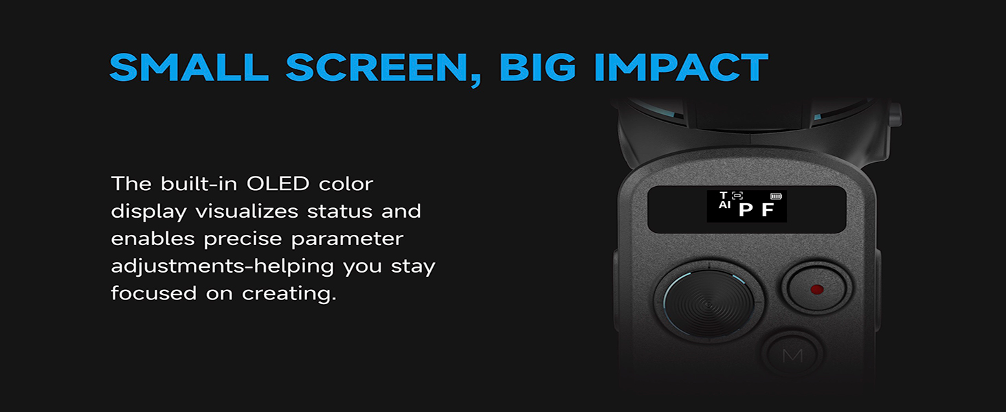 SCORP-C2 Gimbal Stabilizer, Built-in AI Tracking, Native Vertical Shooting