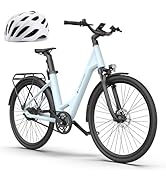 ADO E-Bike Air 28 Electric Bicycle, Electric Bikes Pedelec Belt Drive, E Bike 28 Inches, Moments Sen.