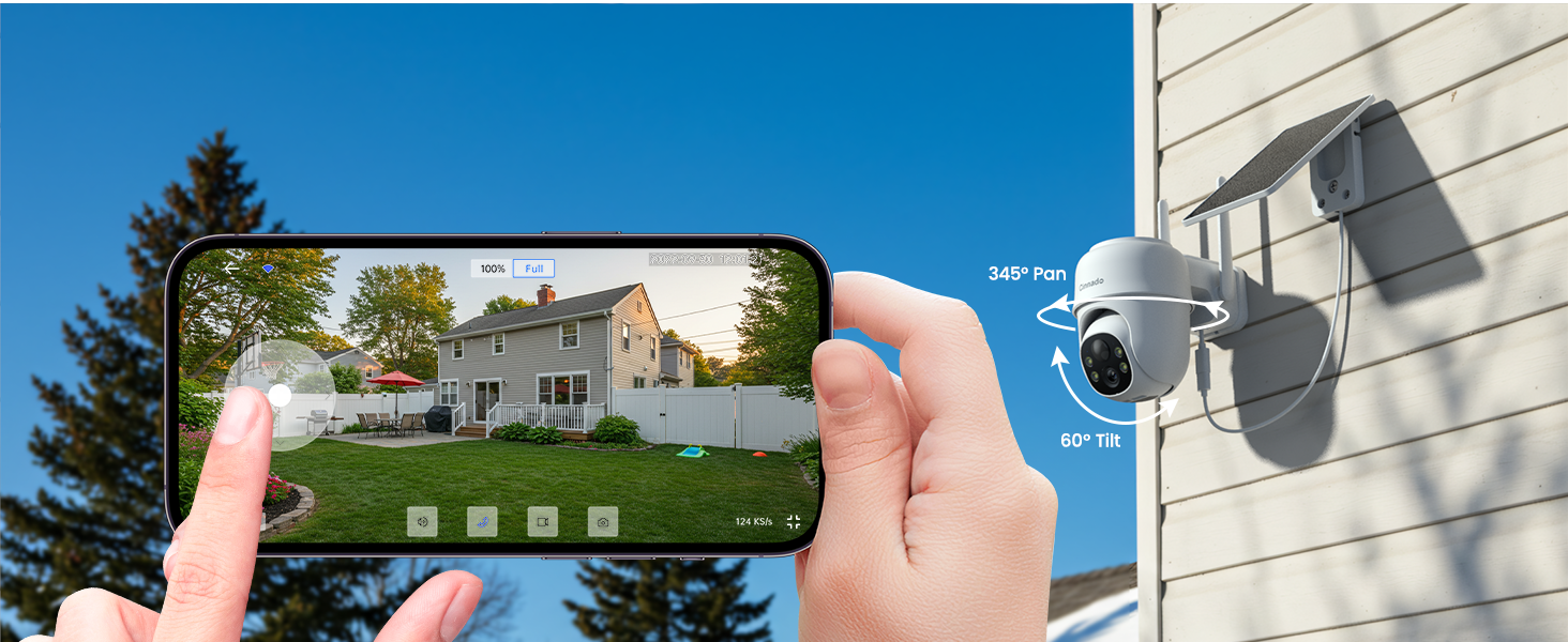 security cameras wireless outdoor pan and tilt camera 