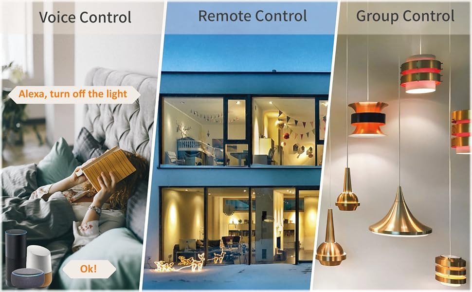 DAIHHZA G9 Smart LED Bulbs WiFi Alexa Light Bulbs, 3.5W 350LM Dimmable