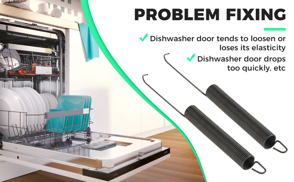MOOTVGOO 2 Pack 154430501 Dishwasher Door Springs