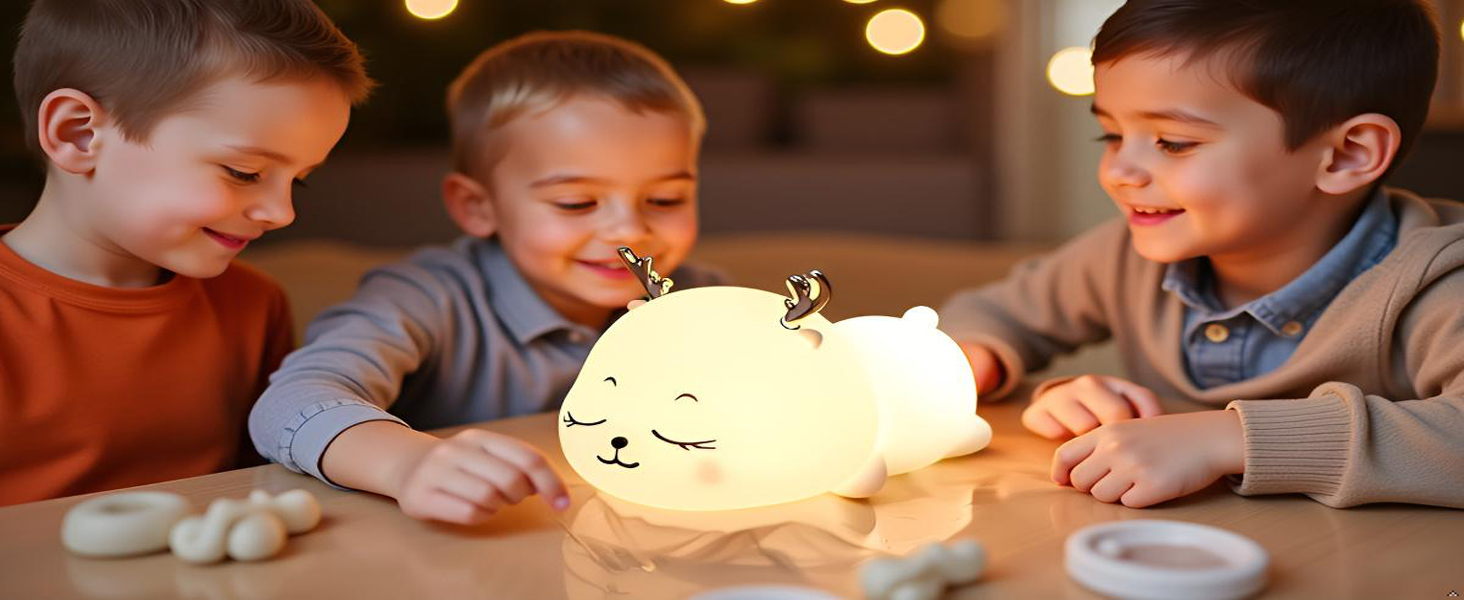 deer bedroom lamp deer gift lamp deer animal night light deer lamp usb cute deer lamp deer lamp sili