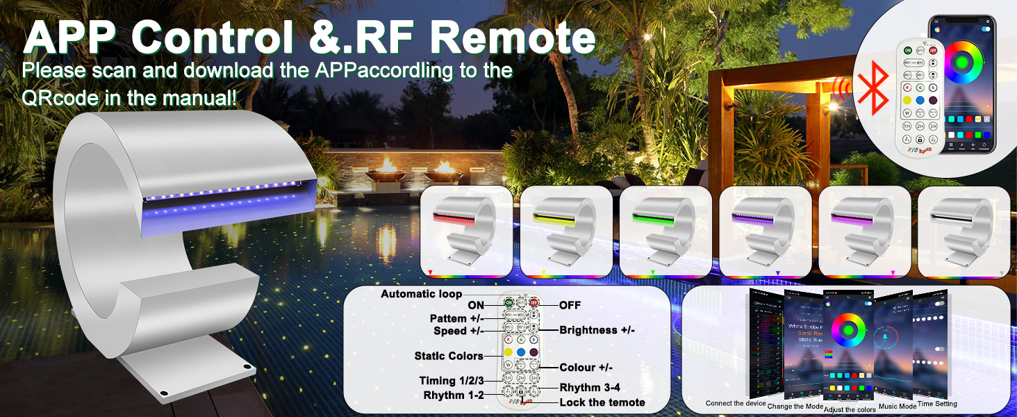 App Contrlo&RF Remote
