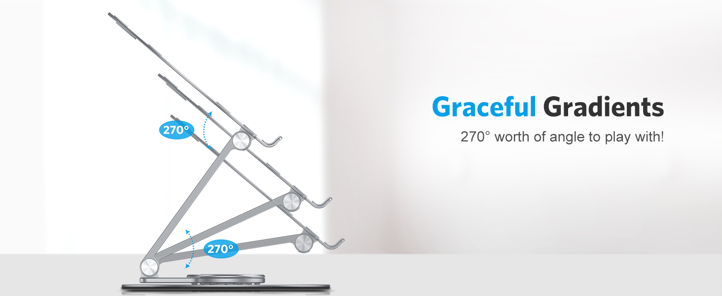 360 Adjustable laptop stand