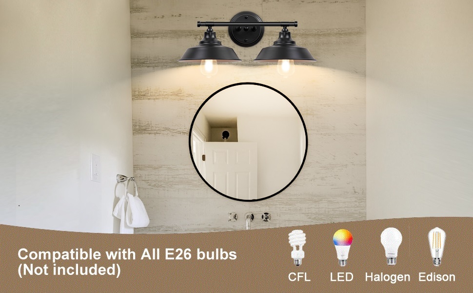 farmhouse vanity lights for bathroom