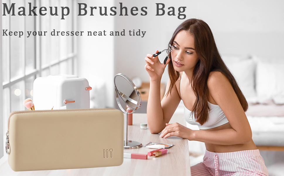 Cosmetic Brushes Pouch Bag for Makeup Tools