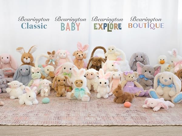 Amazon.com: Bearington Collection Creamy The Easter Bunny