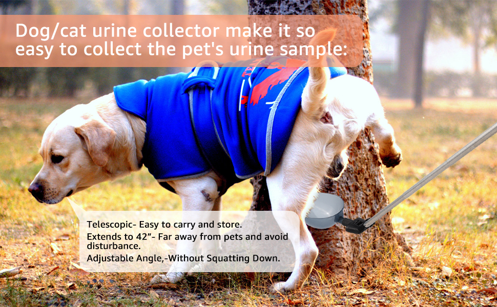 Dreamemo Dog Cat Urine Collector Telescopic Urine Sample