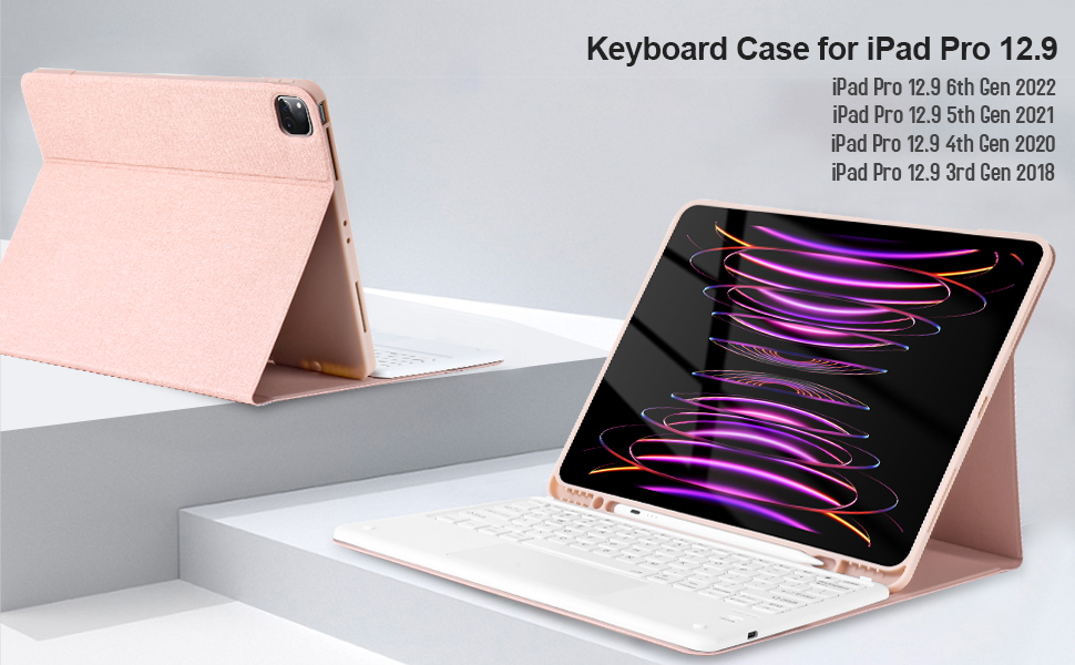 iPad Keyboard Case for iPad Pro 12.9 (6th Generation,2022