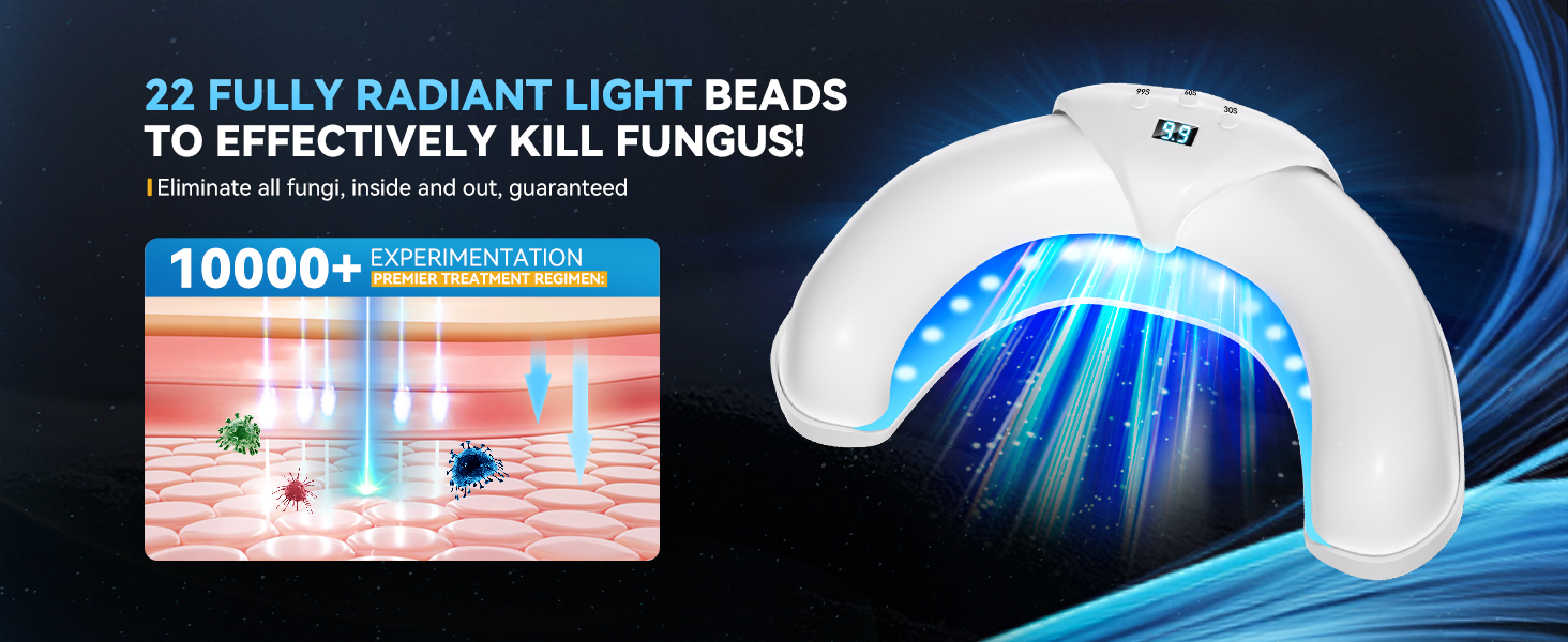 LOZLTX Nail Fungus Laser Device for Multiple Toenails & Fingernails【21 - How To Use Blue Light For Toenail Fungus
