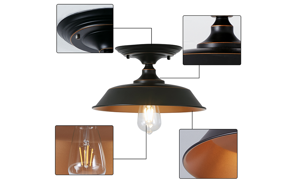 Flush Mount Ceiling Light Fixture 