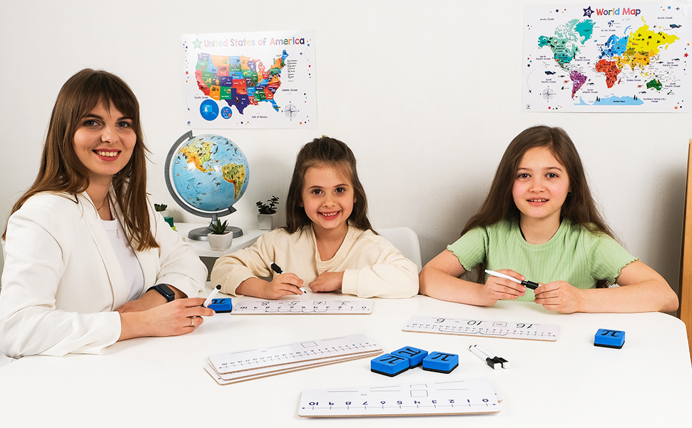 dry erase number line, student number lines to 20, elementary number line, number line for kids