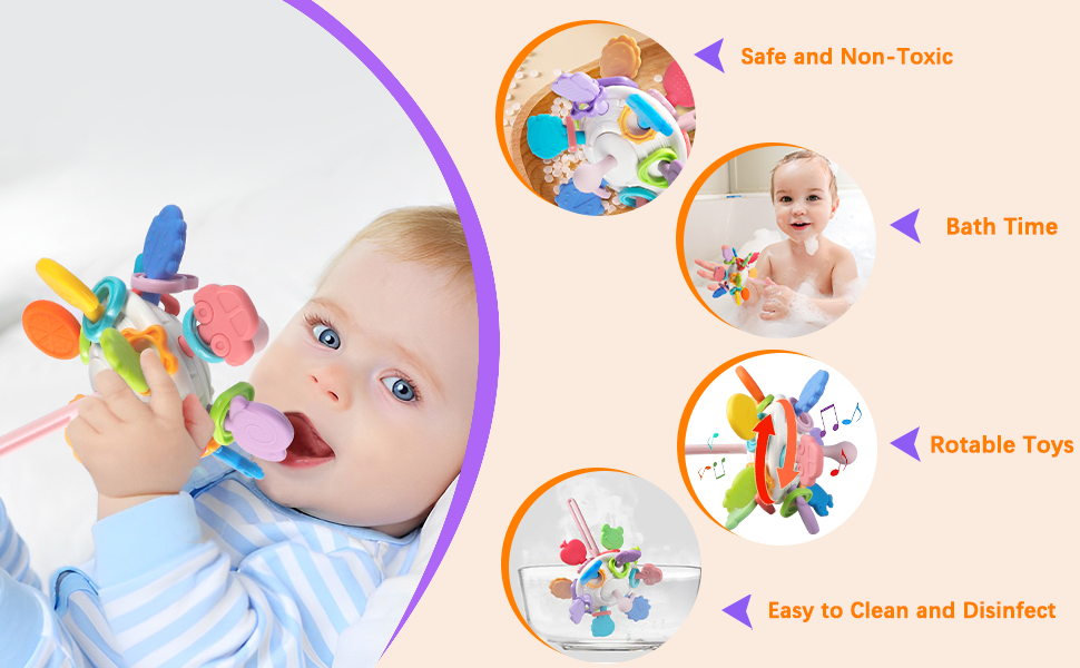 Montessori Baby Toys for 1+ Year Old Sorting Stacking