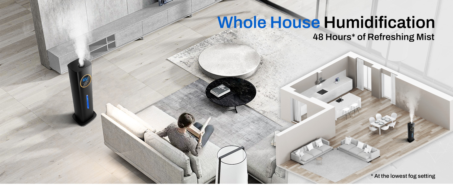 humidifiers for bedrooms with night light