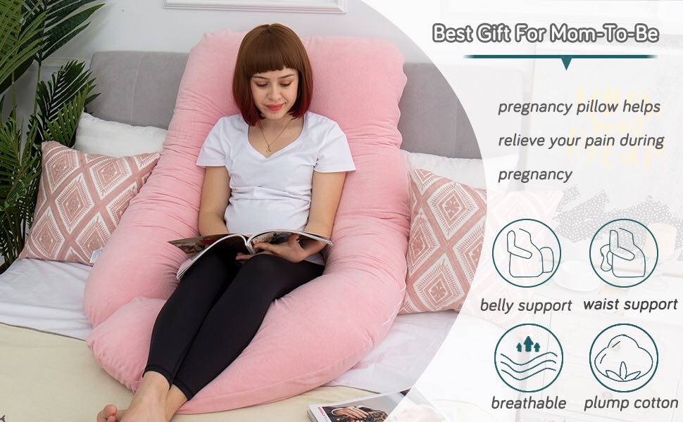 AMCATON 60 Inch Pregnancy Pillows for Sleeping, Extra Large