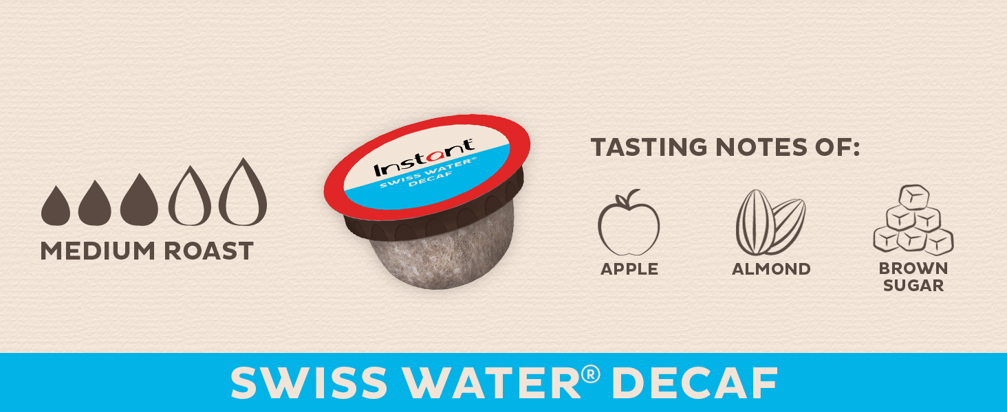 Instant Compostable Coffee Pods, 30 PlantBased Coffee Pods