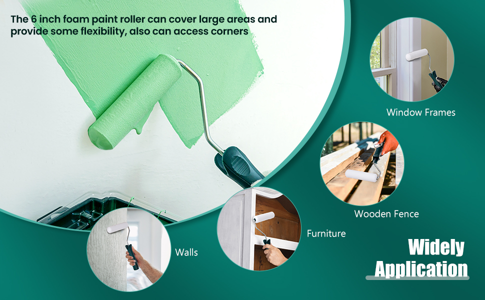 foam roller paint paint roller 6 inch 6 inch paint roller corner paint roller small paint roller kit