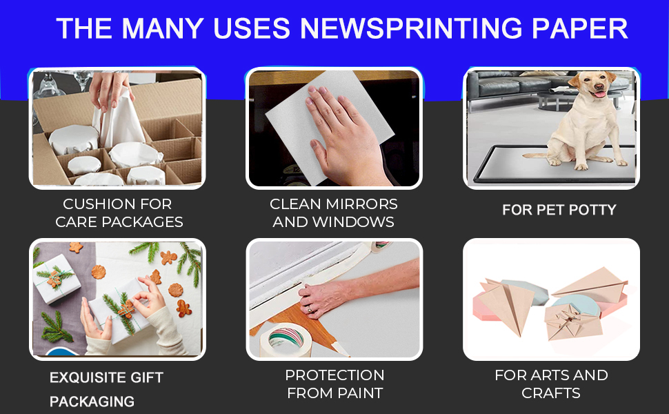 Newsprint Packing Paper for Moving 50 Sheets Moving Packing Paper