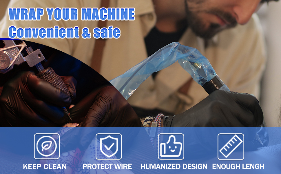 Clip Cord Covers with Grip Tape Wraps