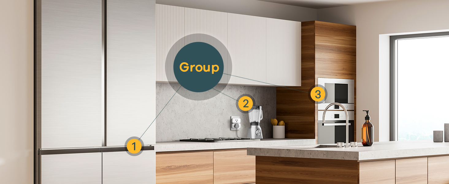 Linkind Matter Smart Plug, Work with Apple Home, Siri, Alexa, Google, SmartThings, Smart Outlet 15A/1800W Max, Smart Home Automation, APP Remote Control,Timer&Schedule, 2.4G Wi-Fi Only, 4 Pack