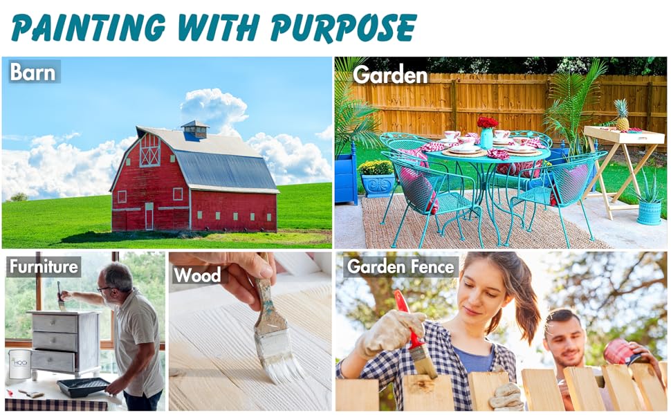 HQC Barn Paint 5L Garden Paints Furniture Paint Wood Paint