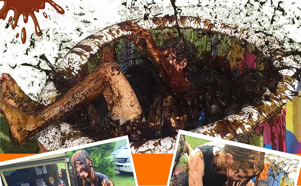 Mud wrestling non staining mud pie special fx clean mud for mud run mud for wrestling powder gallons