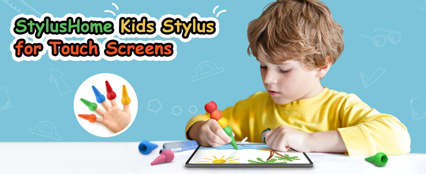 Kids Stylus Pens for Touch Screens StylusHome Stackable