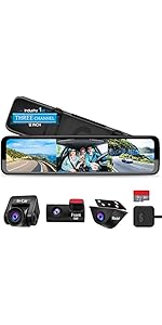 Amazon.com: PORMIDO OEM 2K Rear View Mirror Camera,10