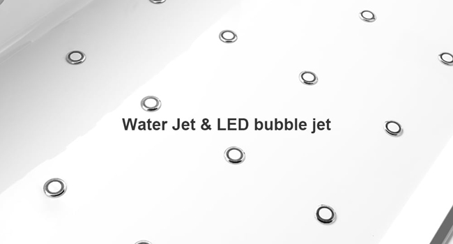 71'' LED Soaking Bathtub
