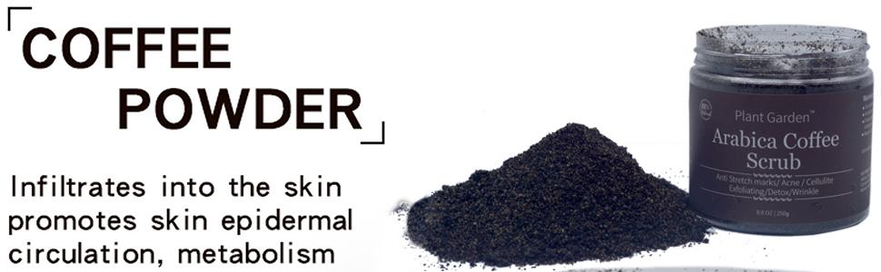 Arabica Coffee Body Scrub, Natural Body Scrubs for Women Exfoliation