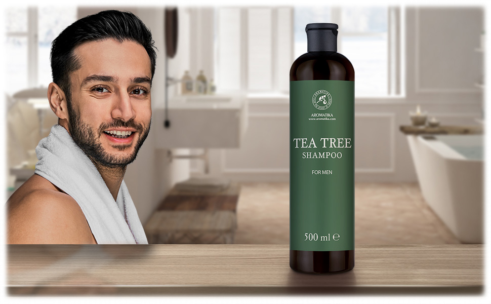 Tea Tree Shampoo voor Mannen