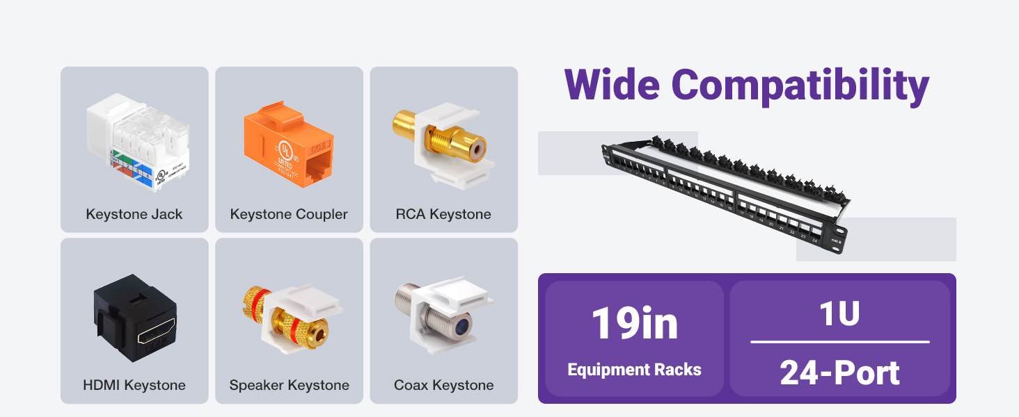 rack mount keystone