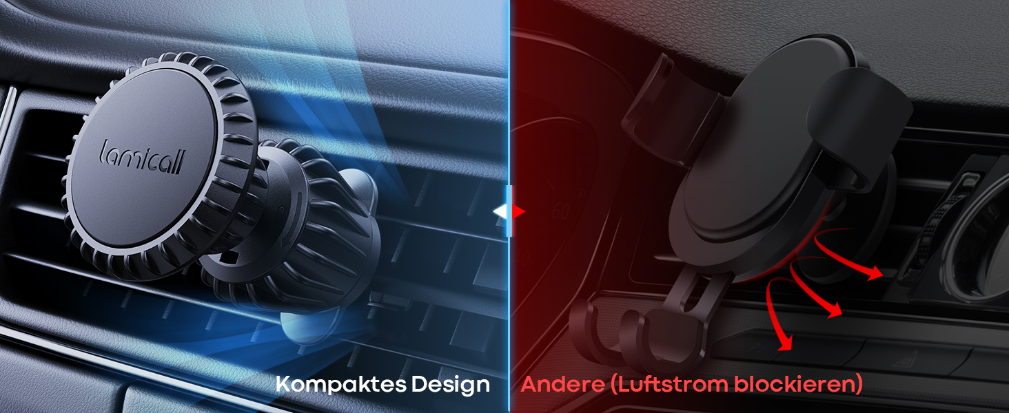 Aukey Handyhalterung Auto Lüftung Kfz Magnet Universal www.amazon.de