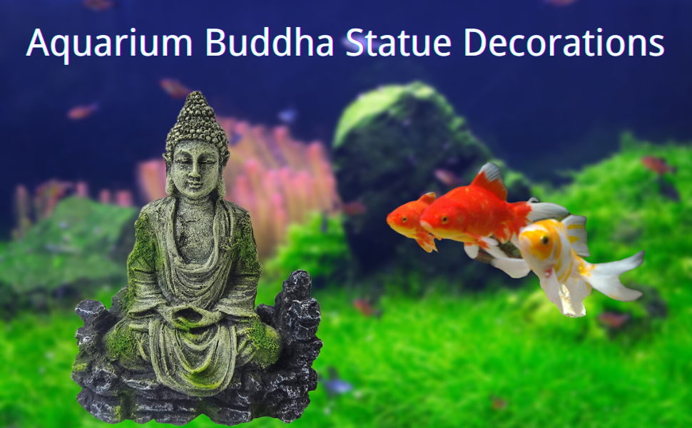 Saim Aquarium Decorations Aquarium Buddha Decor Fish Tank