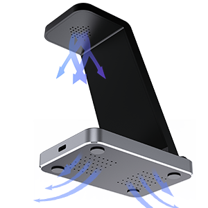 charging station with cool hole 