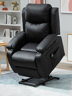 HOMCOM Sillón Relax Levanta Personas Auto-Ayuda con Control ...