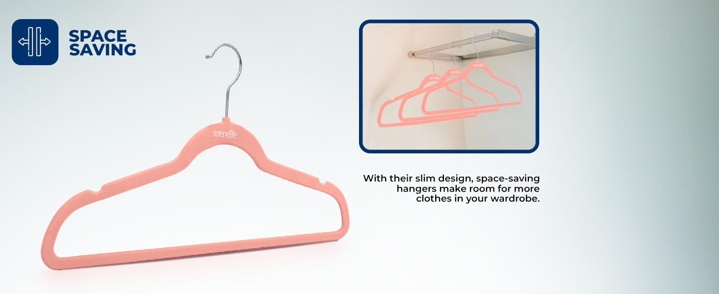 10 Pack Velvet Hangers - Non-Slip with 360° Swivel Hook Ultra-Thin, Lightweight Velvet Hangers