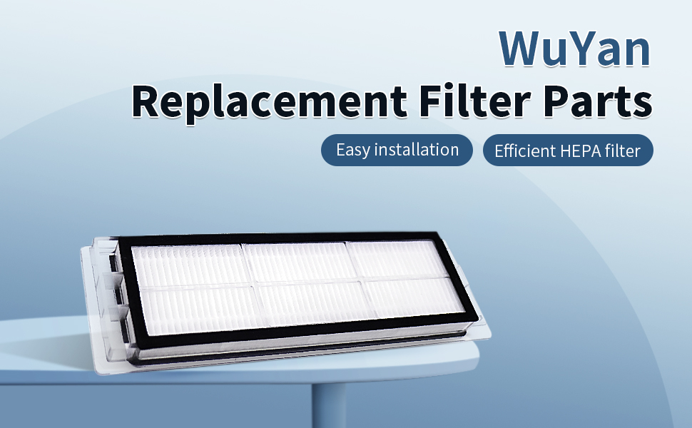 WuYan 6pcs HEPA Filters for xiaomi vacuum parts compatible roborock s6