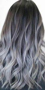 Ombre black grey
