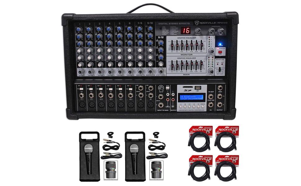 RPM109+(2) RMM-XLR+(4) RCXFM20E-B