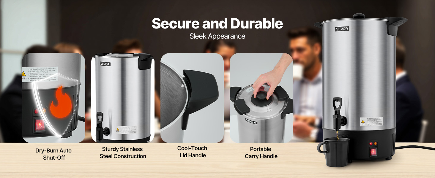 Commercial coffee urn