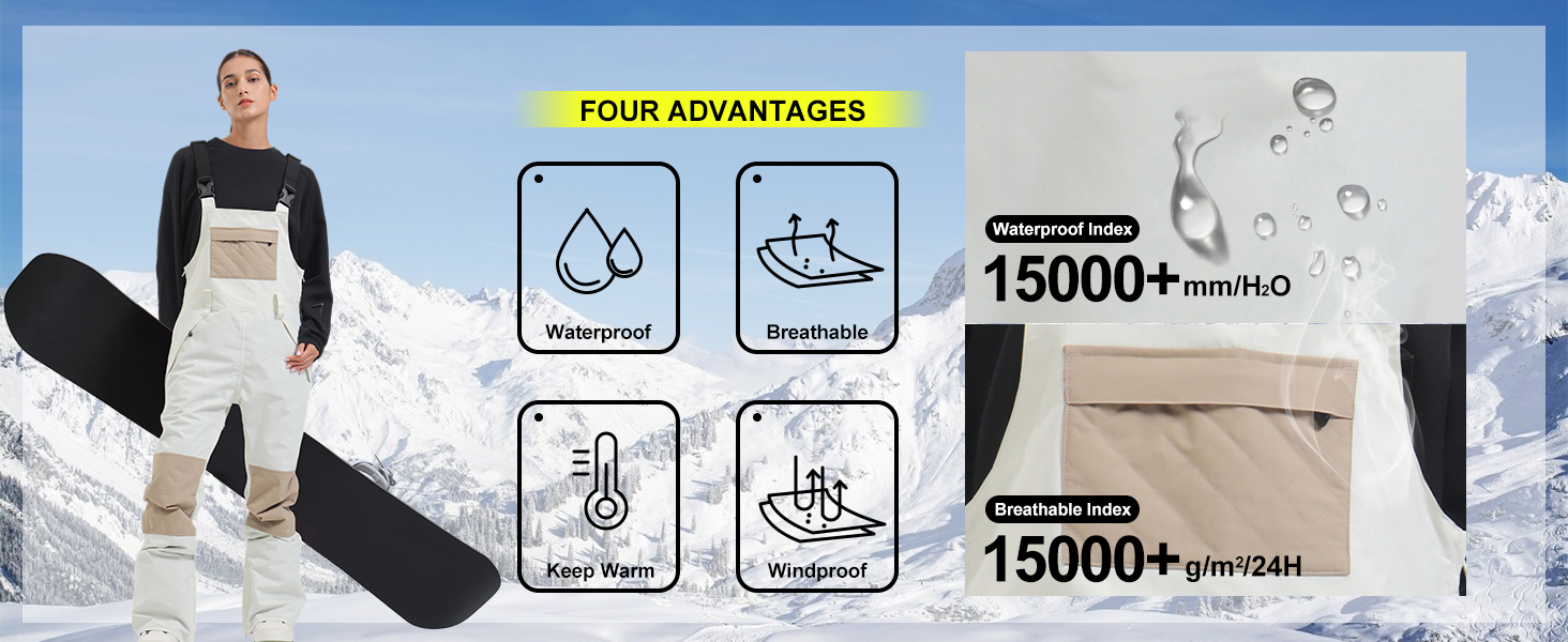 ski bibs pants snow sports