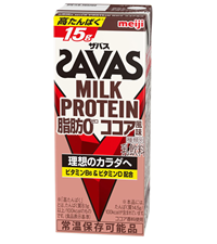 明治ザバス (SAVAS) ミルクプロテイン 脂肪0 200ml ×24本セット Amazon.co.jp: SAVAS(ザバス) MILK PROTEIN 脂肪0 ココア風味