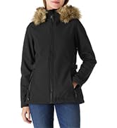 womens Lightweight Waterproof Fleece Lined Hooded Softshell Rain Jacket